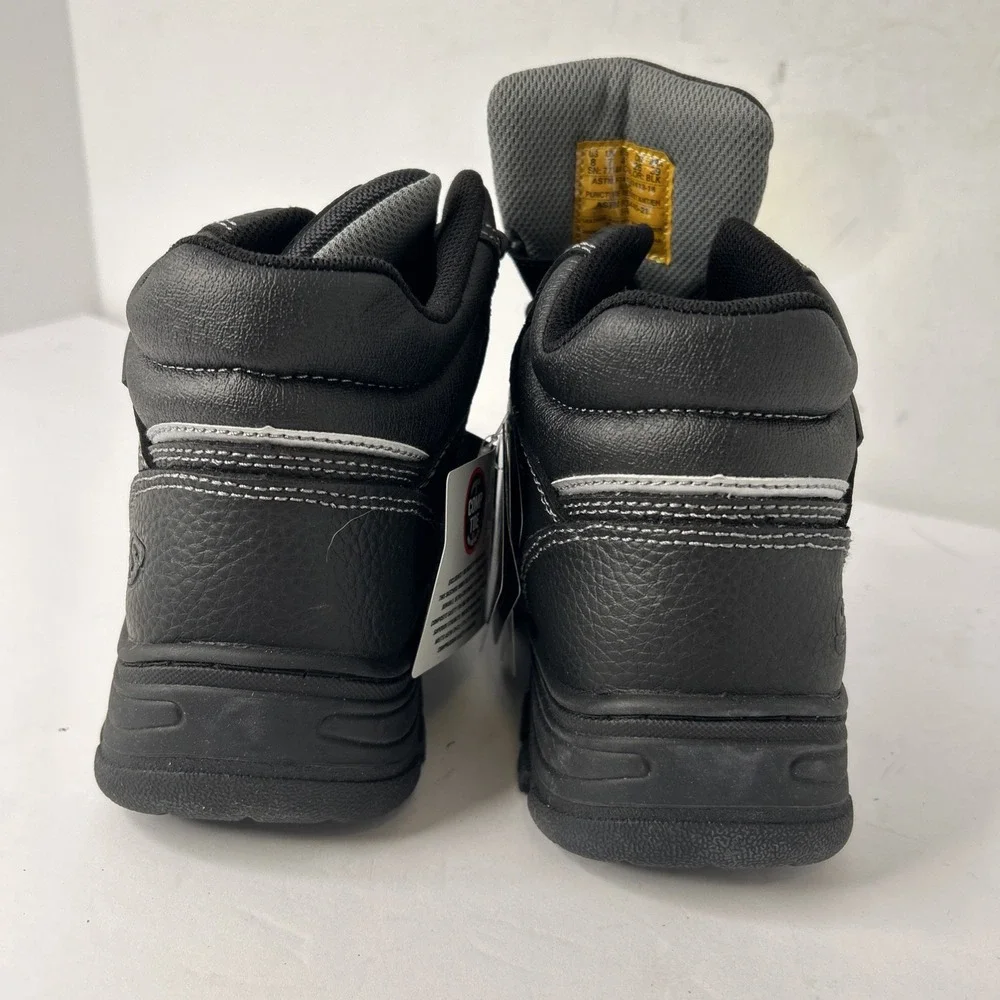 Skechers Burgin Sosder Black Comp Toe Work Boots Men Size 9 Workwear Tough Boots